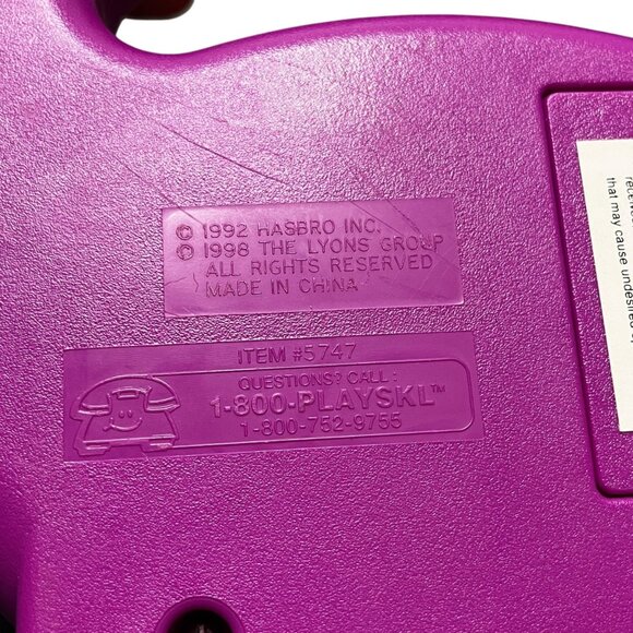 Playskool Rockin Radio Barney The Dinosaur Version Musical Vintage 1998 - Picture 5 of 13